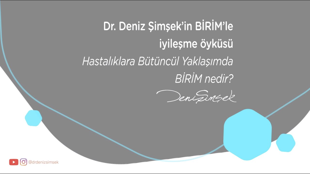Dr. Deniz Şimşek'in BİRİM'le İyileşme Öyküsü