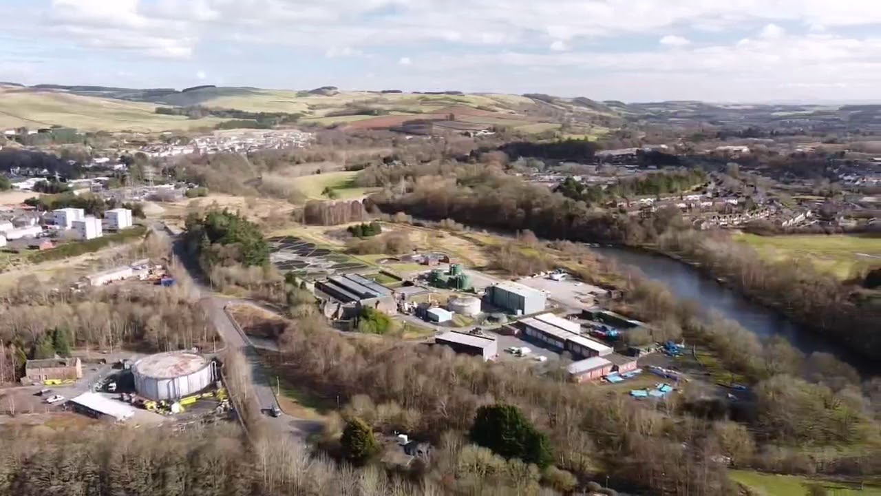 Nice drone view of Galashiels