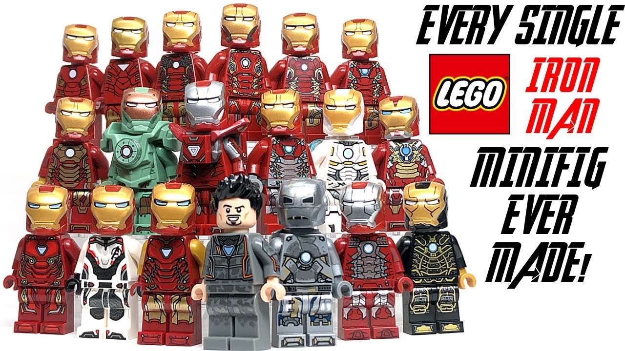 EVERY LEGO IRON MAN Minifigure EVER! - Comparison Video
