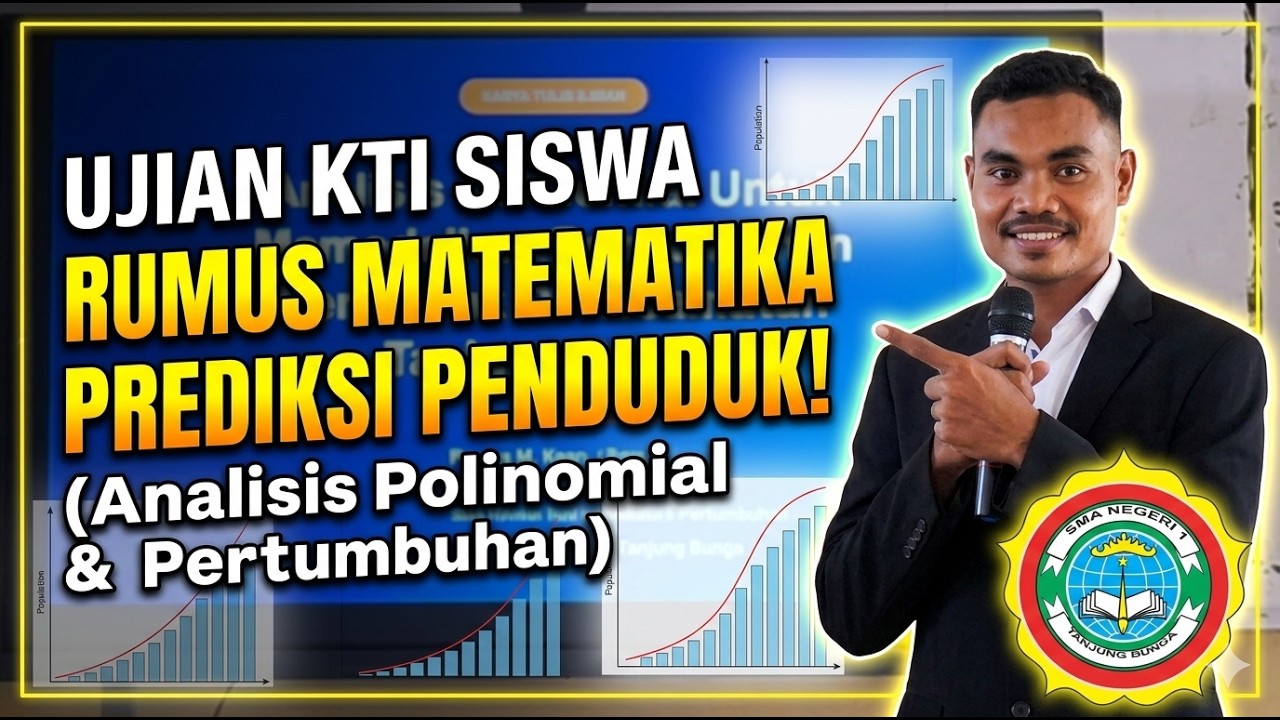 Prediksi Jumlah Penduduk Pakai Rumus Matematika! | Ujian KTI Paulus Manggotu (SMAN 1 Tanjung Bunga)