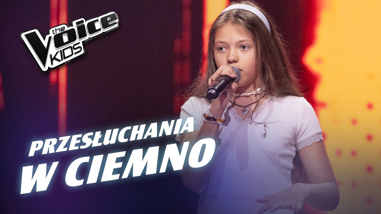 Łucja Dobrogowska - „Superhero” - Przesłuchania w ciemno | The Voice Kids Poland 9