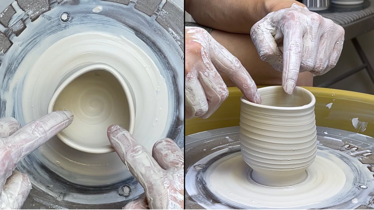 591. Throwing/Altering a Small Triangular Shape Tea Cup with Hsin-Chuen Lin 林新春 拉坯變形三角小茶杯