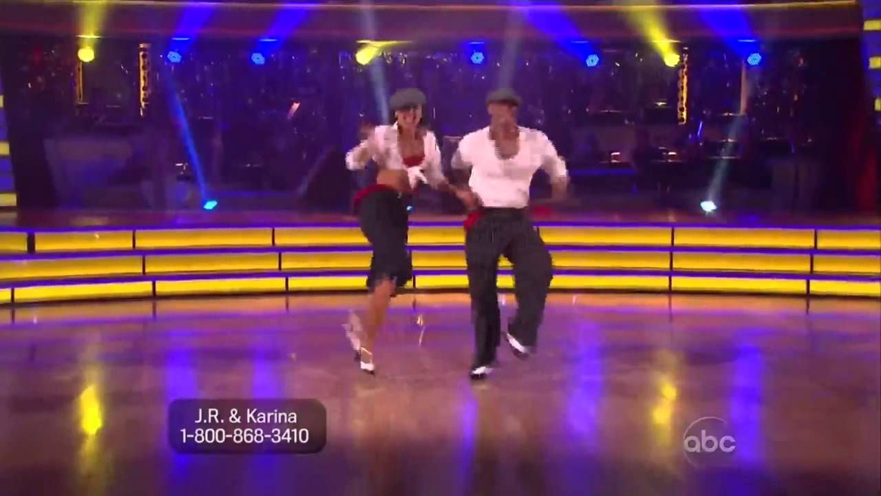 JR Martinez and Karina Smirnoff Jive