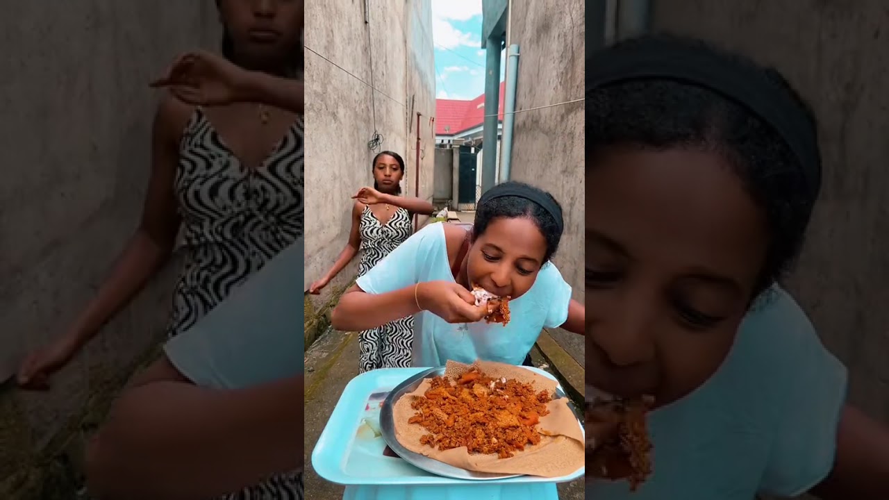 Ethiopian Food CHALLENGES  LIKE AND you tube SUBSCRIBE PART 10