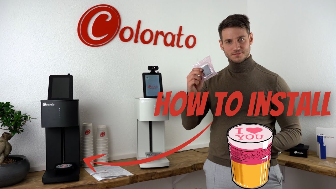Unboxing Coloranino® Coffee Printer - 𝐄𝐚𝐬𝐲 𝐭𝐨 𝐢𝐧𝐬𝐭𝐚𝐥𝐥