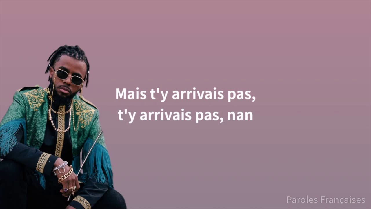 Lefa - T'y arrivais pas (Paroles)