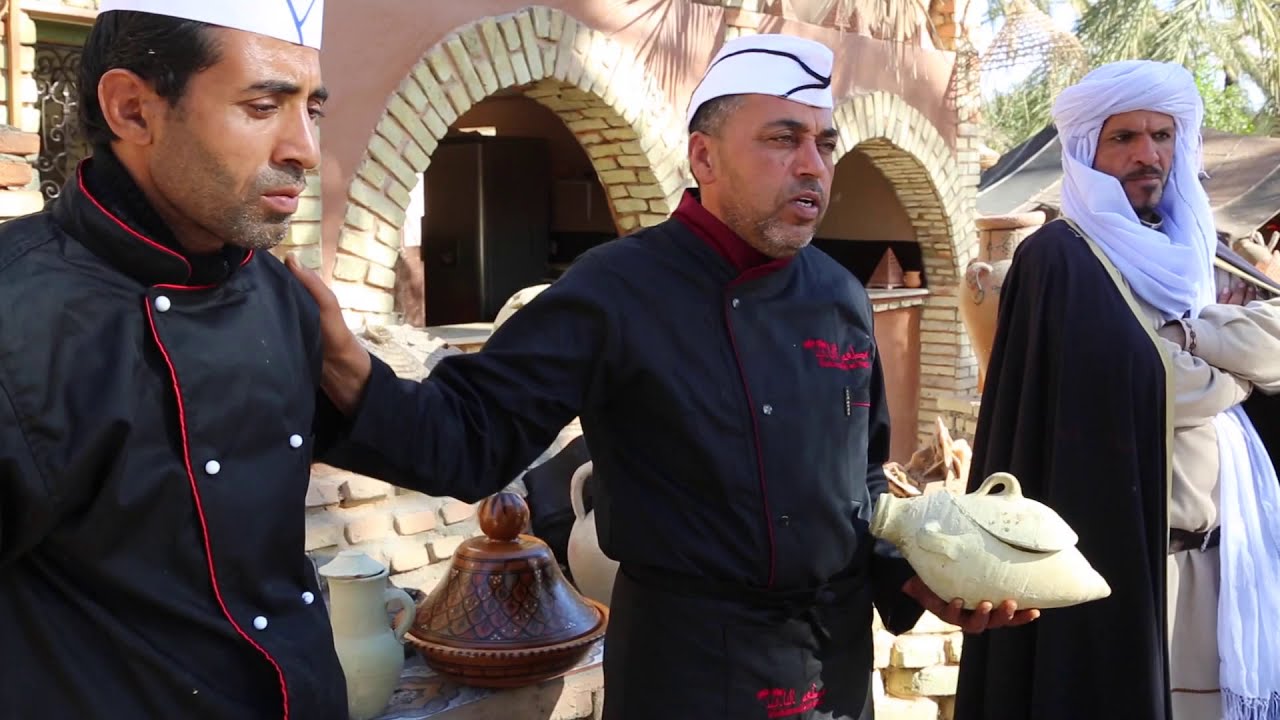 Tunisia Lamb à la Gargoulette / Tunisie Recette complète Préparation de l'agneau à la gargoulette