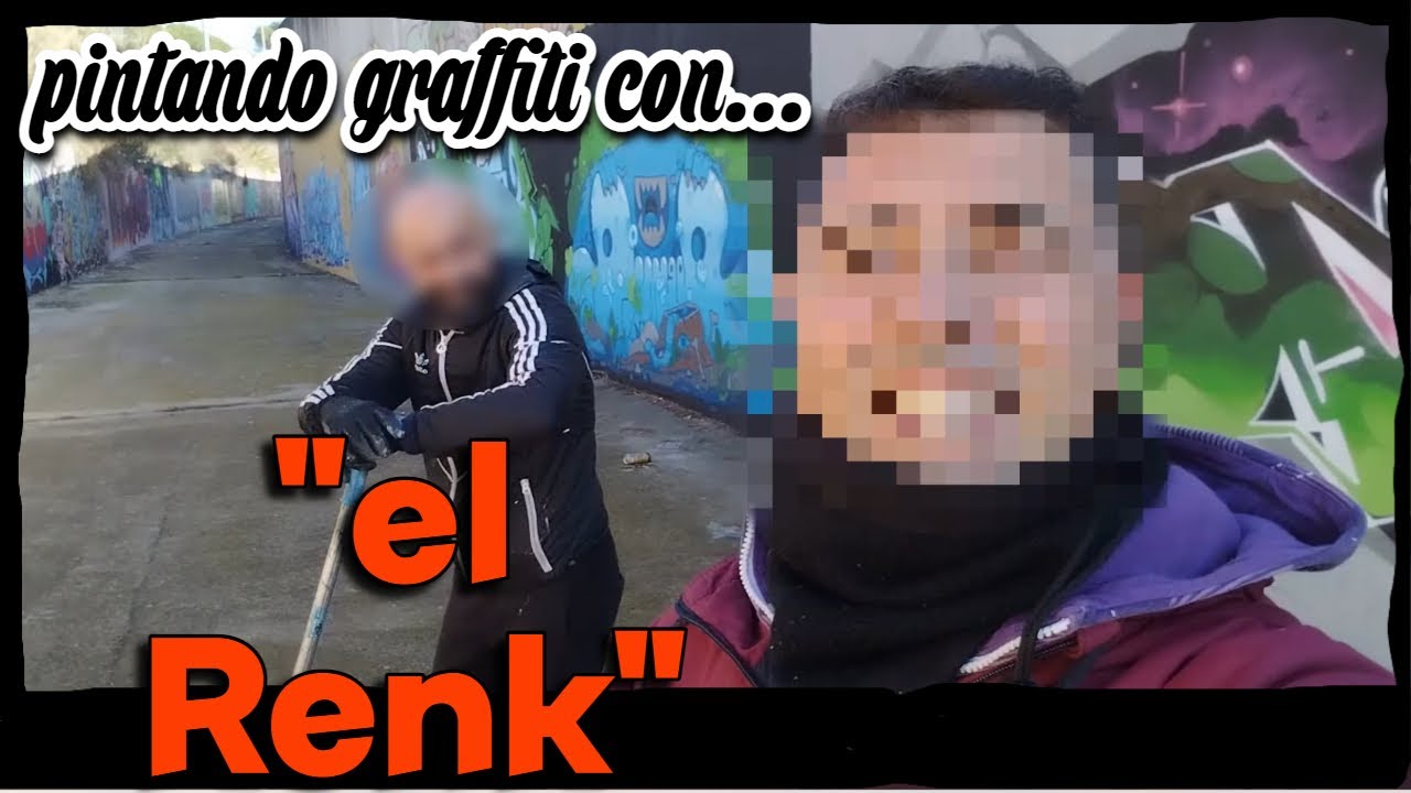 Pintando GRAFFITI con... el RENK