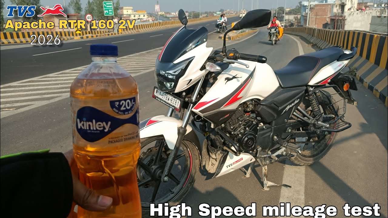 TVS Apache RTR 160 2V Mileage Test 2026 🚀 | Shocking Results!