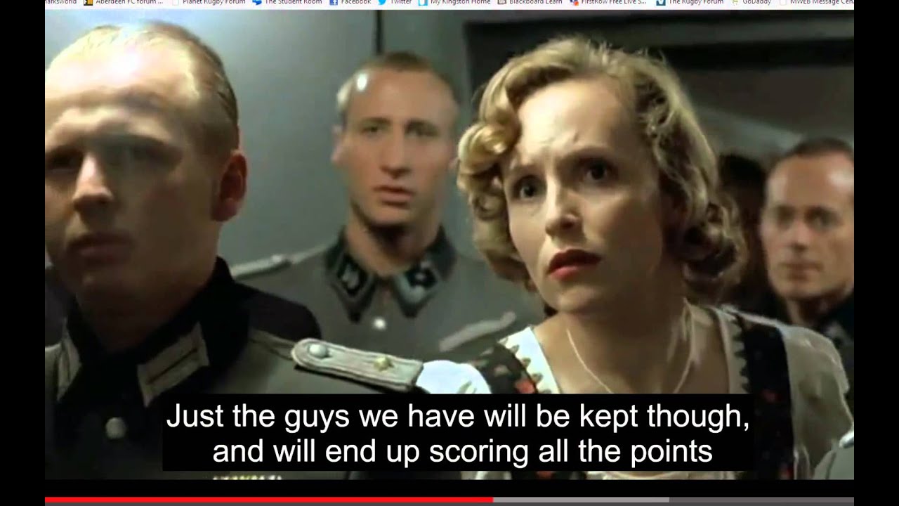 Hitler reacts to the 2013 ESPN 6 Nations Fantasy League