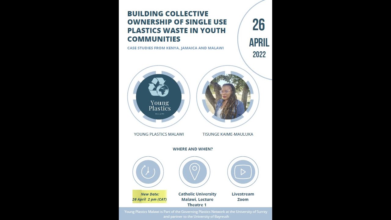 Young Plastics Malawi Event 26 April 2022