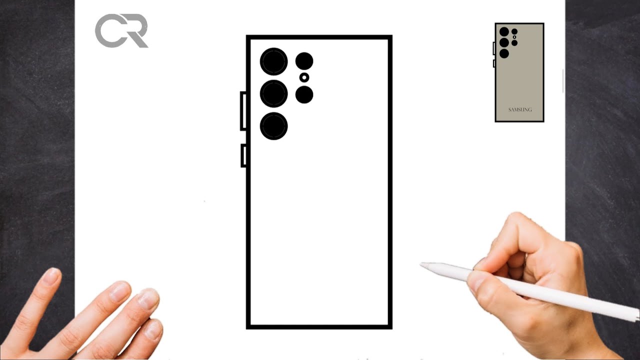 How To Draw SAMSUNG S24 ULTRA easy step by step | DRAWING RANDOM