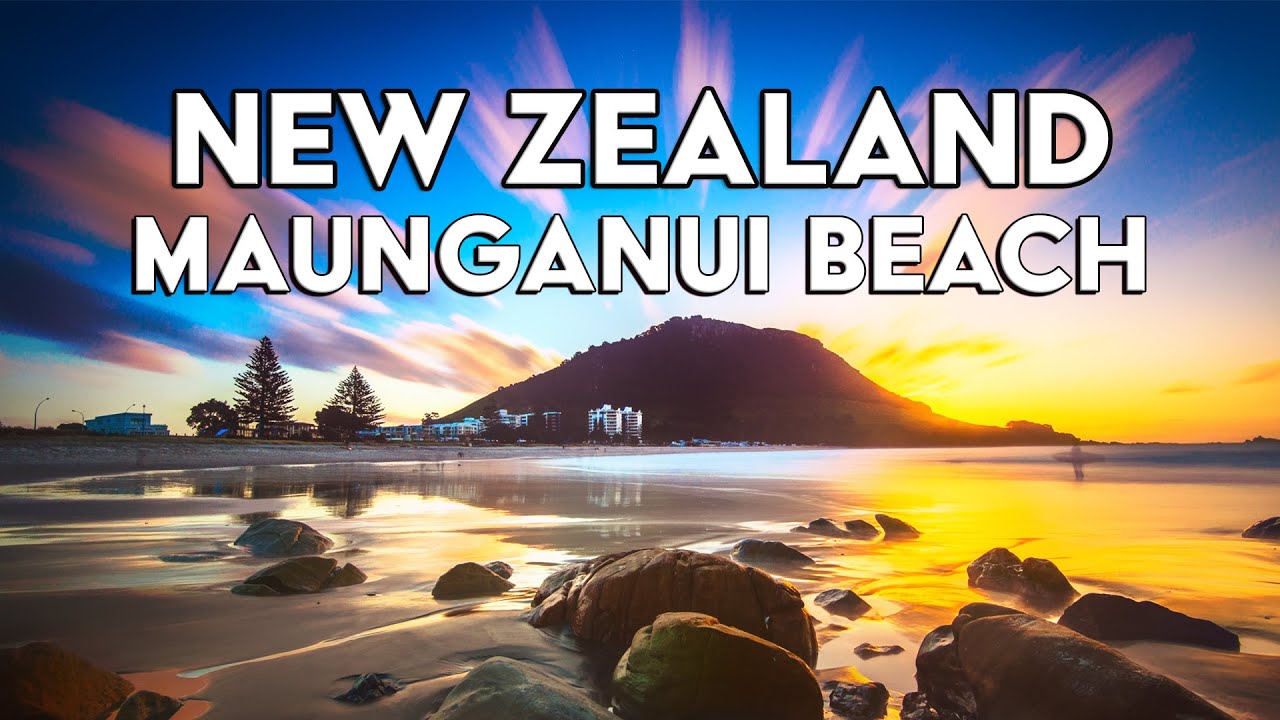 Stunning Mount Maunganui Beach In Tauranga | Bay Of Plenty | New Zealand