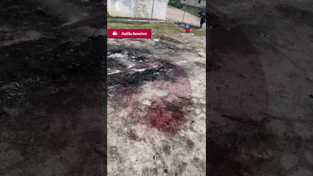 As&iacute; qued&oacute; Texcaltitl&aacute;n, lugar del enfrentamiento con La Familia Michoacana #shorts