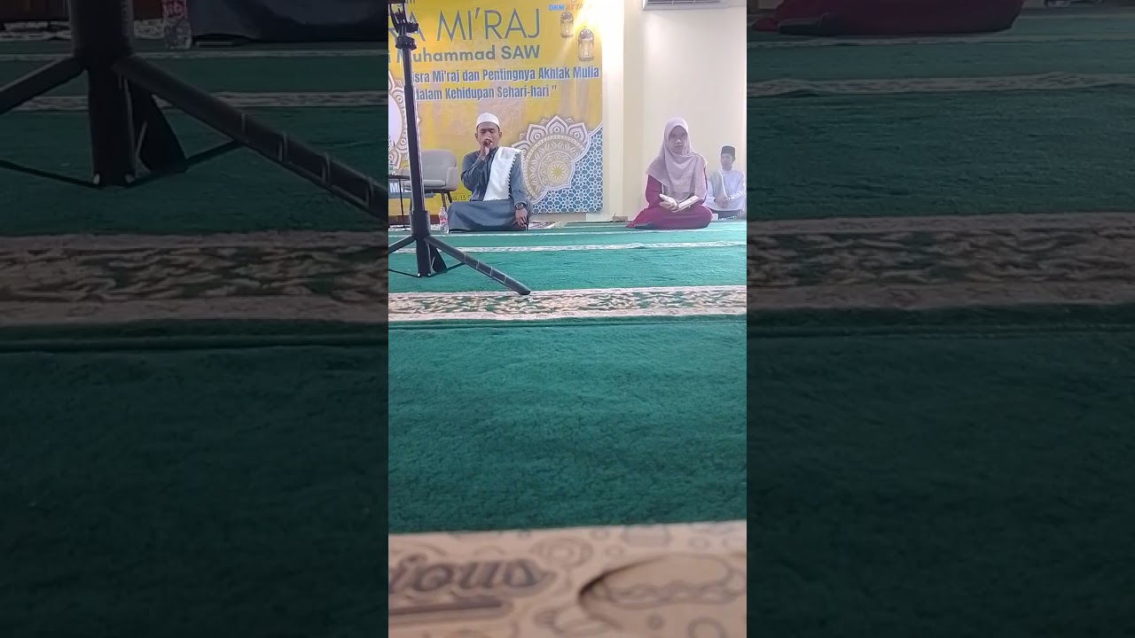 Faiq qori peringatan Isro Mi'raj Nabi Muhammad di Masjid AtTaaqwa 
