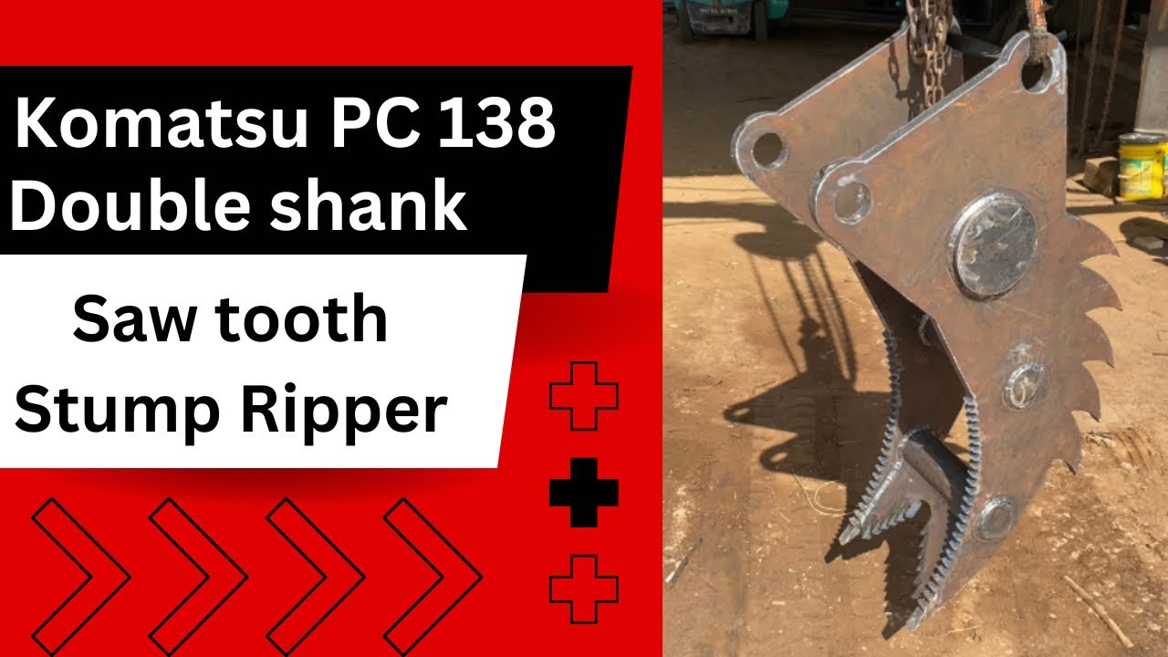 Double Shank Saw Tooth Stump Ripper