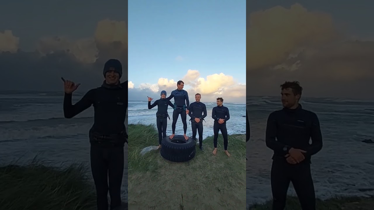 Storm and huge waves for the first day of Danish Open Windsurf Wave/Freestyle Championship 2023