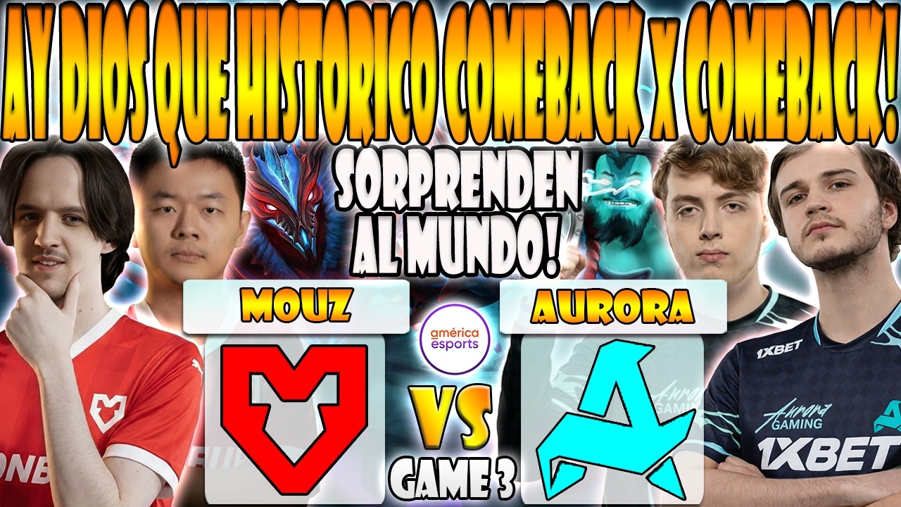 AURORA vs MOUZ BO3[GAME 3]NIGHTFALL, LORENOF, MIRA VS CRYSTALLIS, MIDONE, BOOM-DREAMLEAGUE SEASON 28
