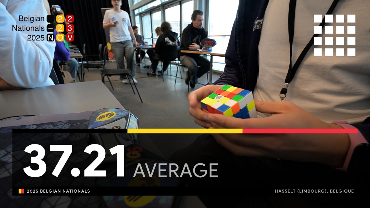 4x4 - 37.21 average | 2025 Belgian Nationals