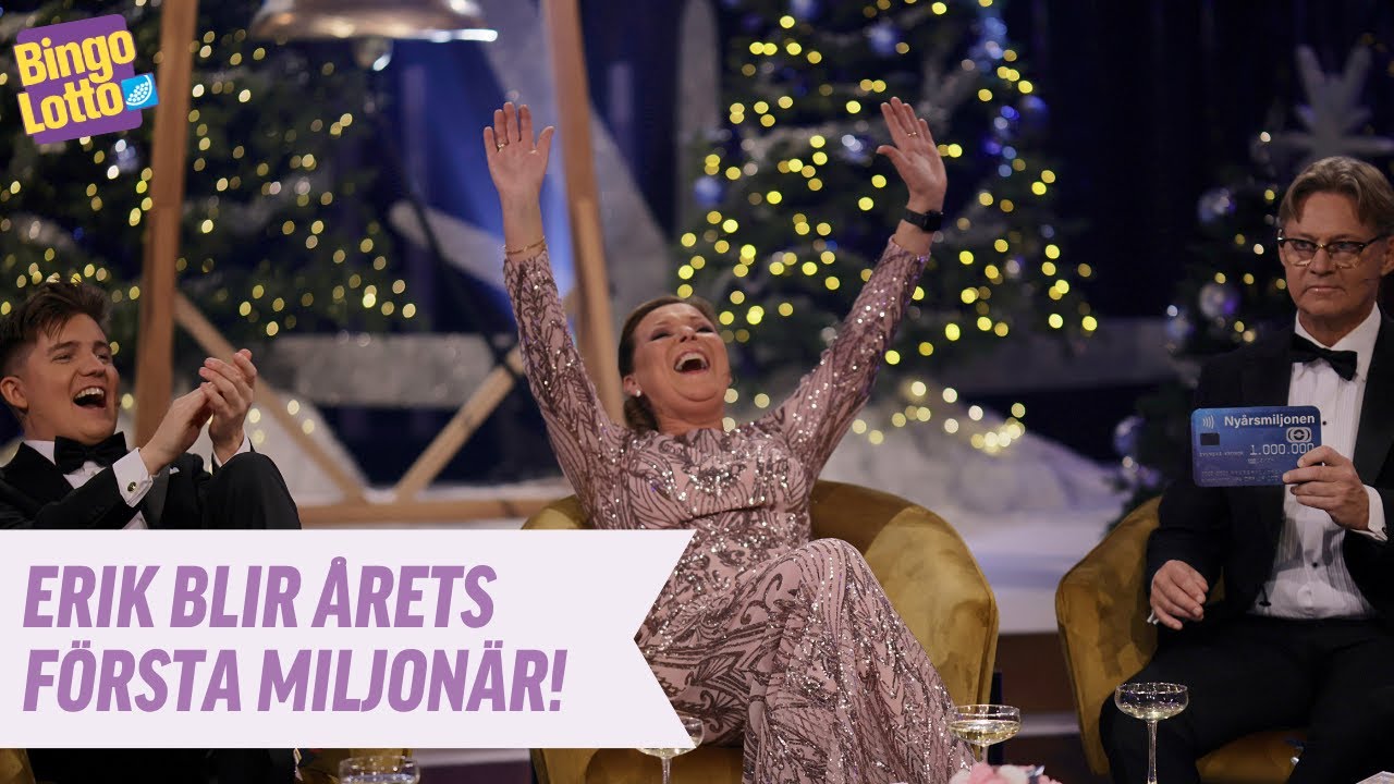 Nyårsmiljonen går ut till en chockad vinnare! - BingoLottos Nyårsbingo