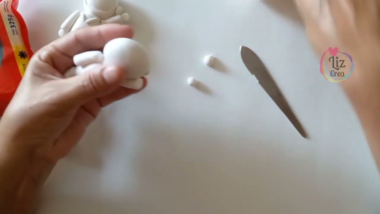 Como hacer un astronauta en porcelana fria