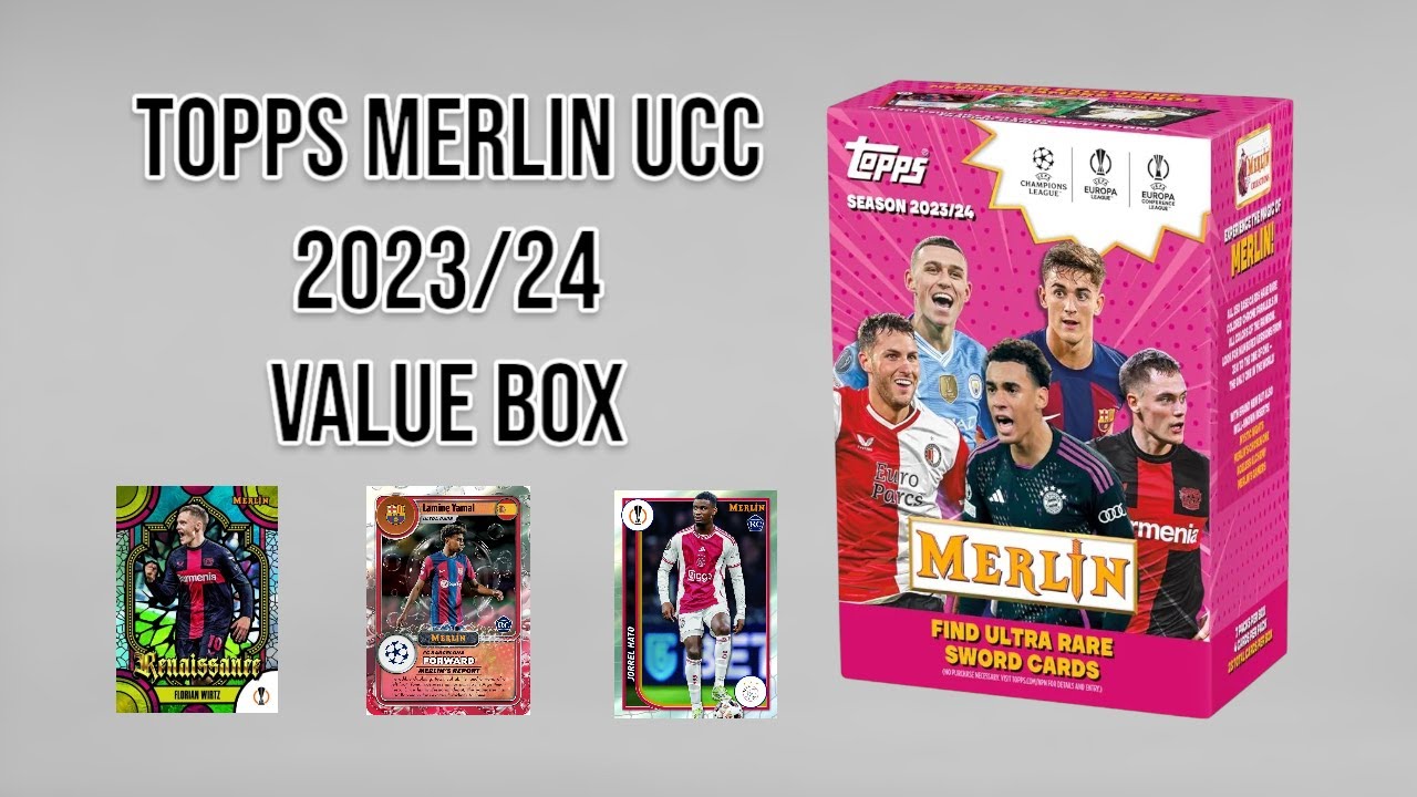 TOPPS MERLIN 2023/24 Value Box Opening