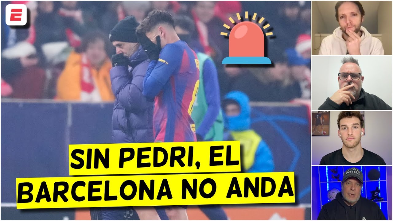 PEDRI será BAJA por lo MENOS TRES SEMANAS. Se CAE el MOTOR de HANSI FLICK | UEFA Champions League