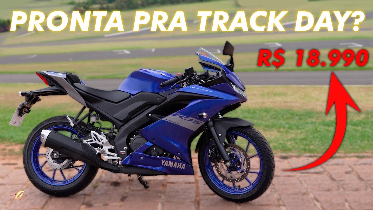 YAMAHA R15 ORIGINAL DE RUA JÁ É BOA PRA USAR NA PISTA? Testamos na Capuava