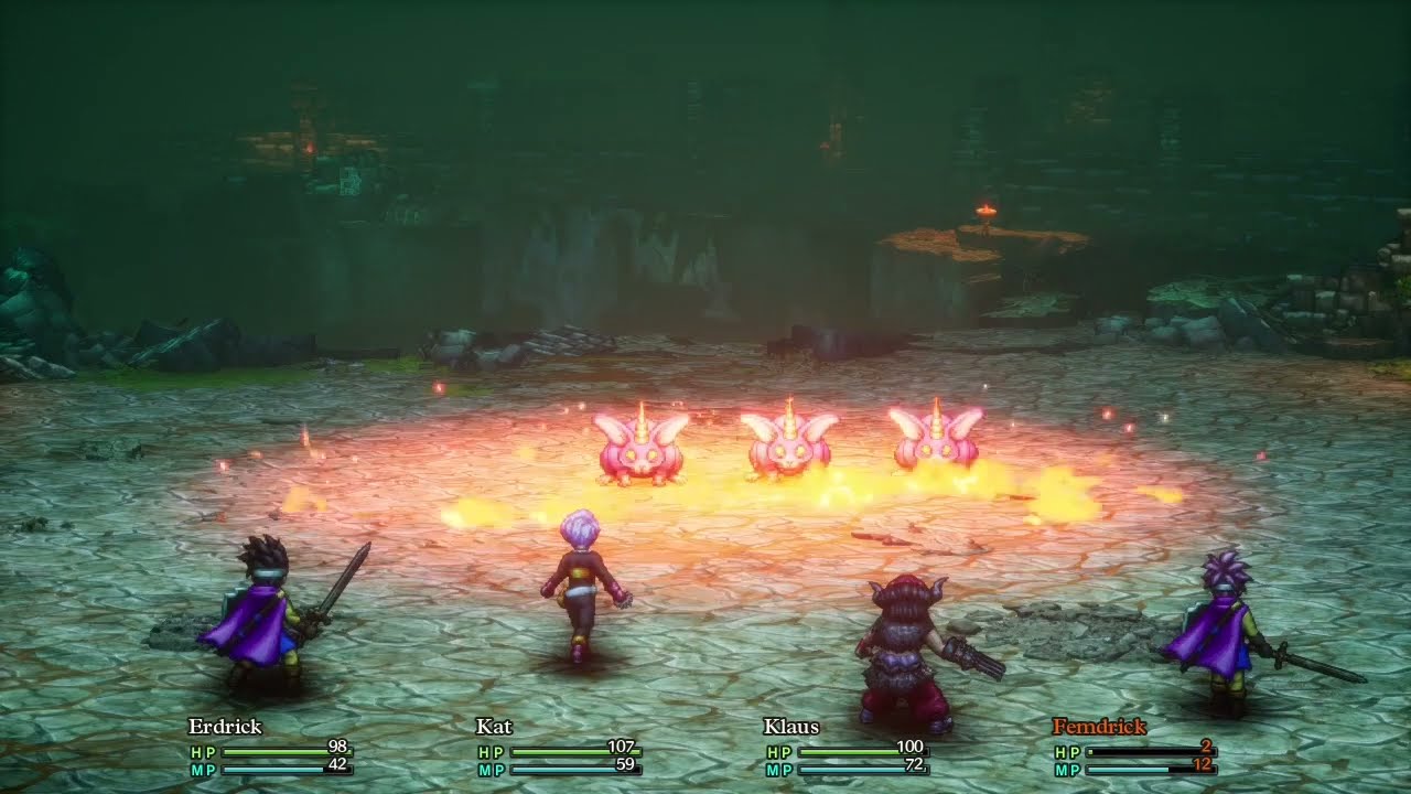 Third Person Battles in Dragon Quest III HD-2D [ ドラクエ３ ]