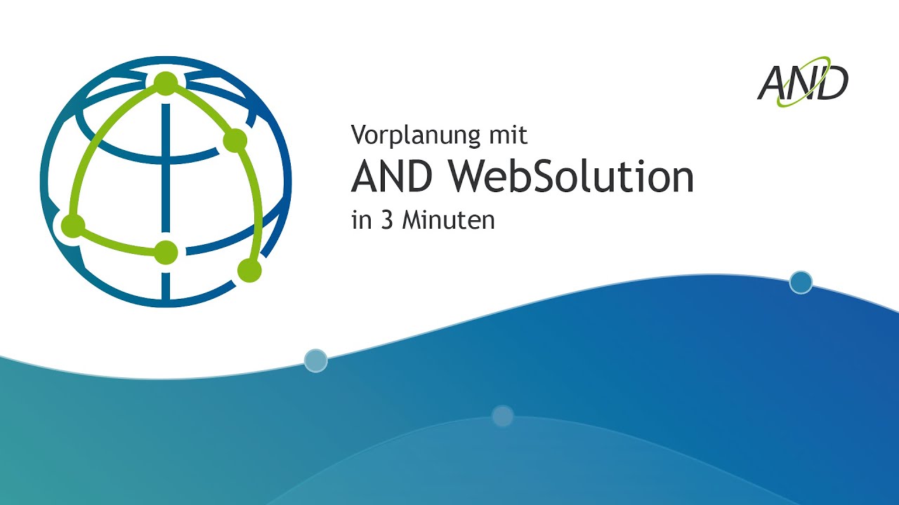 FTTH Vorplanung mit AND WebSolution in unter drei Minuten
