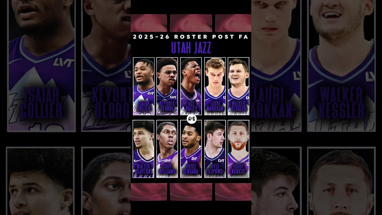 UTAH JAZZ 2025-26 ROSTER POST FREE AGENCY😱