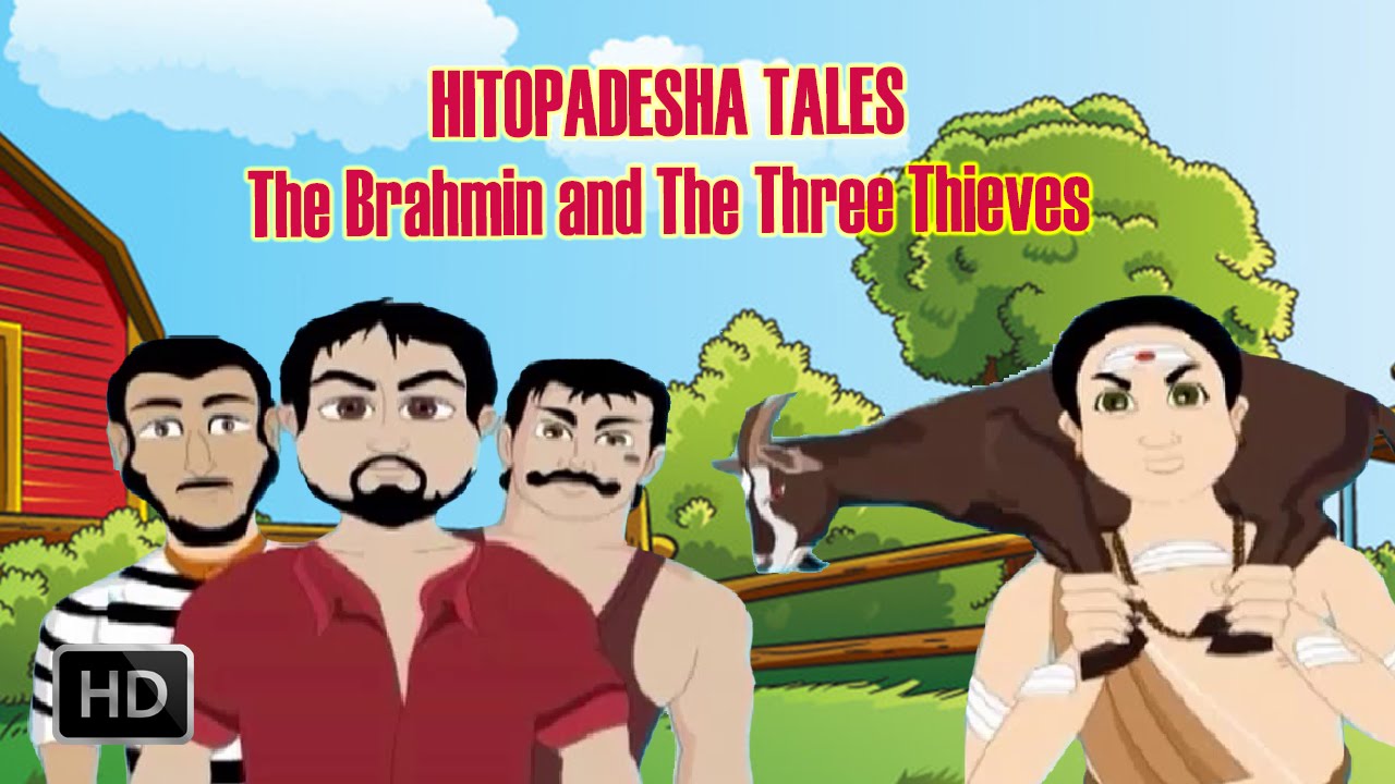 Hitopadesha Tales - Brahmin and Three Thieves - Animation/Cartoon Stories