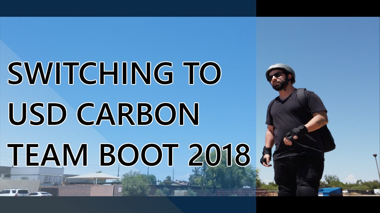Switching to USD Carbon Team Boot 2018 (and learning a new trick)