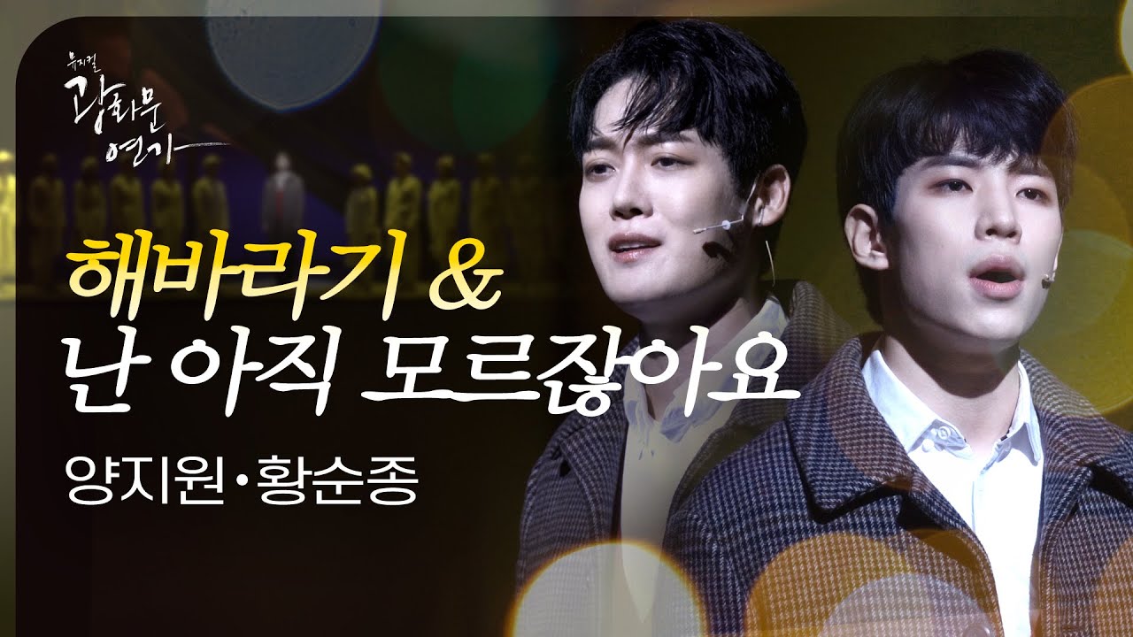 뮤지컬 광화문연가｜양지원&황순종 '해바라기', '난 아직 모르잖아요' 🎶❄️｜CJ ENM