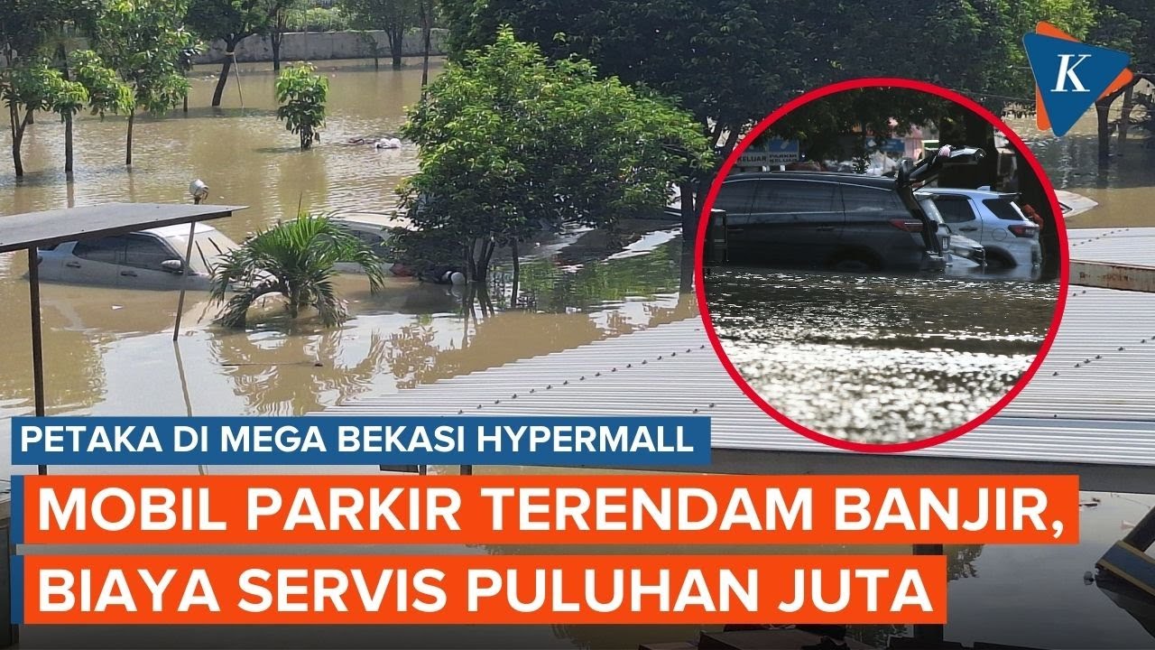 Parkir di Mega Bekasi Hypermall Jadi Petaka, Mobil Terendam Banjir, Biaya Servis Puluhan Juta
