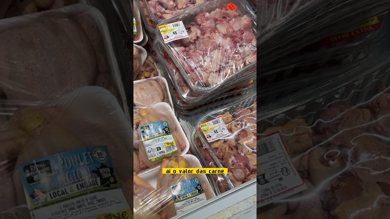 O motivo da compra na Fran&ccedil;a &eacute; os valores das carnes que &eacute; + barato. #brasileirospelomundo #europa