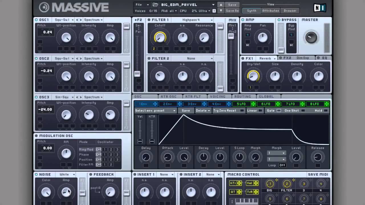 Big Room EDM Synth Massive Tutorial