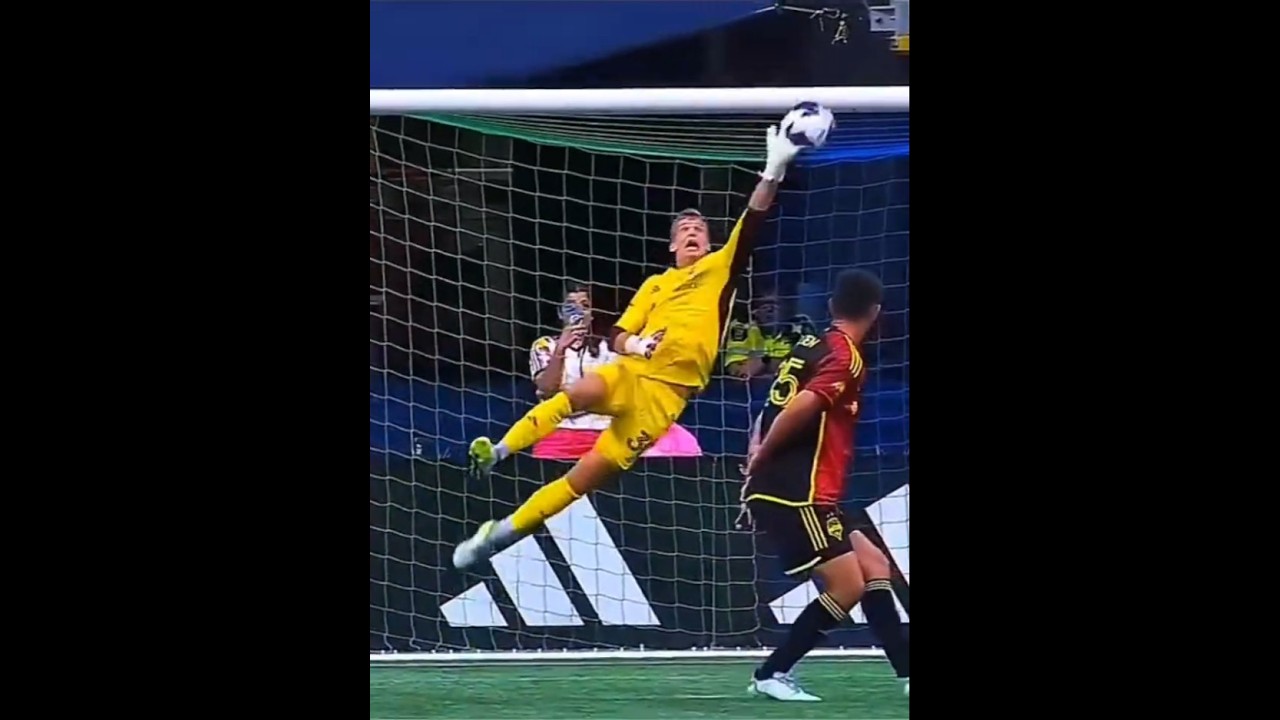 These Saves Defy Physics ⚽️ #goalkeeper #shorts #viral