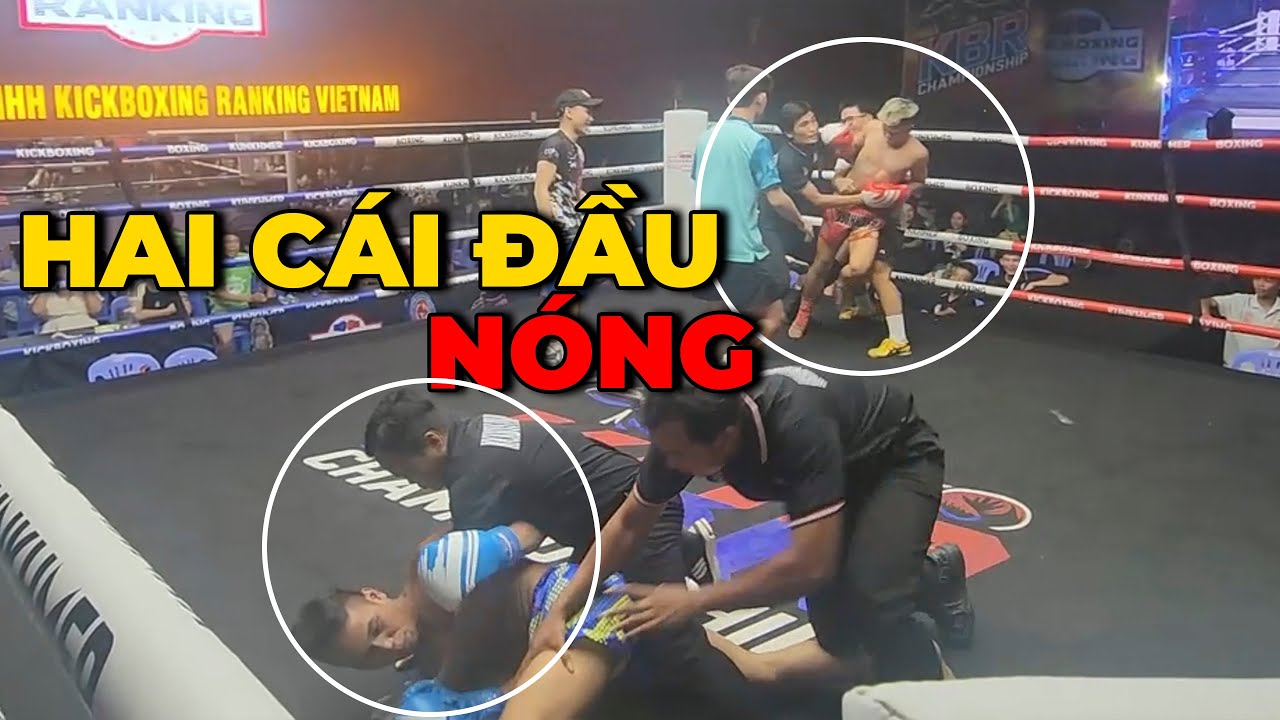 Loạn đả giữa hai võ sĩ Kun Khmer chuyên nghiệp, trọng tài tuyên bố hoãn trận đấu