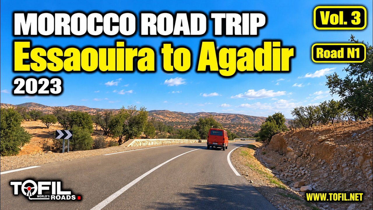 MORROCO VOL.3 ROAD N1 from  Essaouira to Agadir 2023
