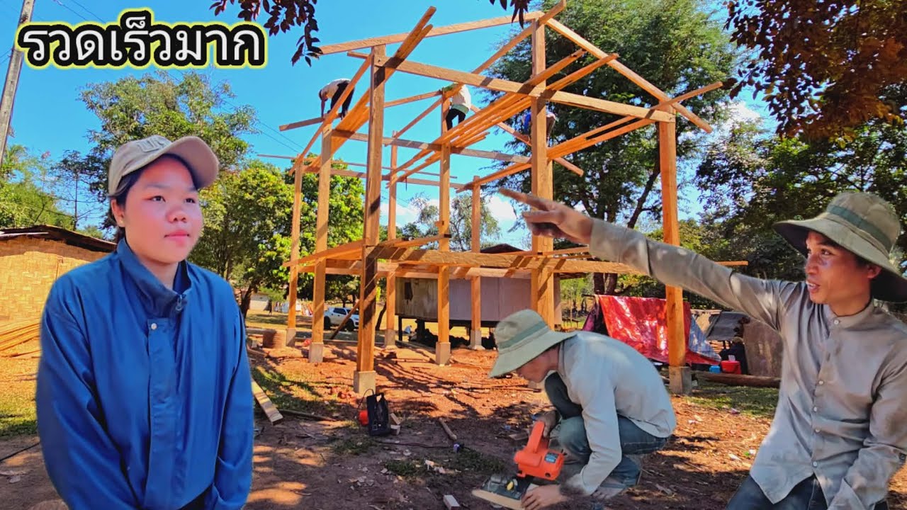 ช่างลงมือทำ รวดเร็วมากๆ # น้องบุษบา ไม่คิดเลยว่าจะได้ว่านหนังใหญ่ขนาดนี้ 