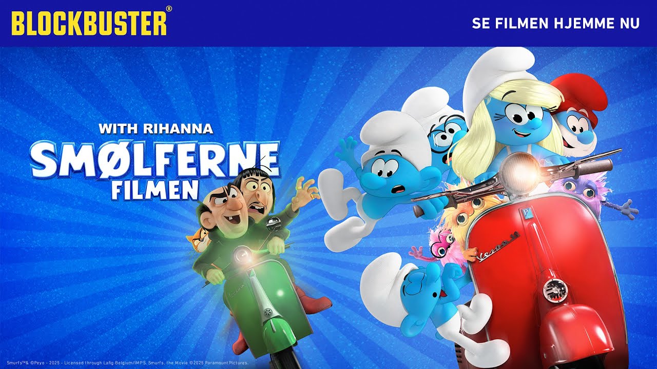 K&oslash;b SM&Oslash;LFERNE FILMEN p&aring; Blockbuster.dk 💙