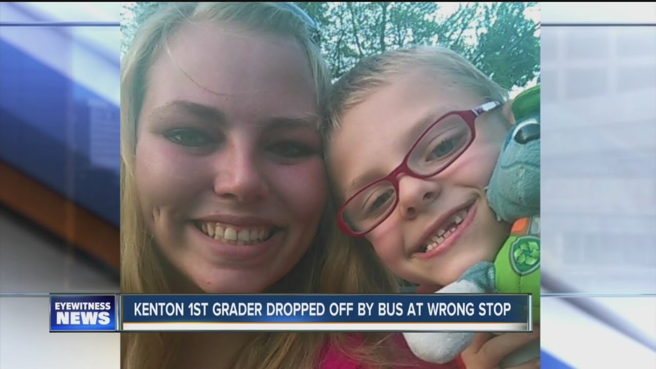 6 year old KenTon student dropped off at wrong stop by school bus