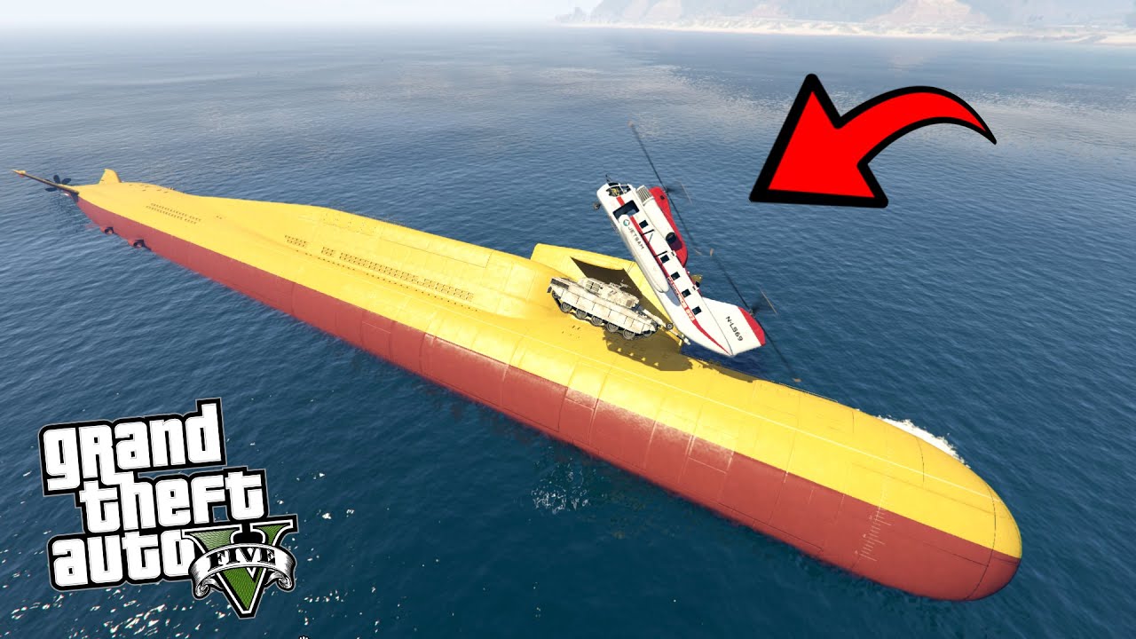 BACHUS POKAZUJE JAK LATAĆ ŁODZIĄ PODWODNĄ w GTA 5 Online 
