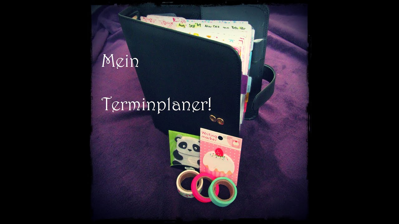 Mein Terminplaner (Filofax-Fake-Set-Up) Deutsch/German