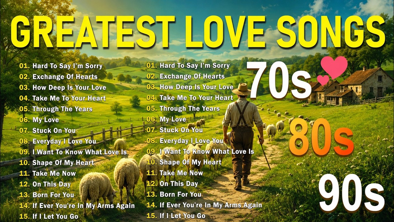500 GREATEST LOVE SONGS OF ALL TIME - BEST LOVE SONGS ESSENTIALS PLAYLIST 70S 80S 90S (NO ADS)