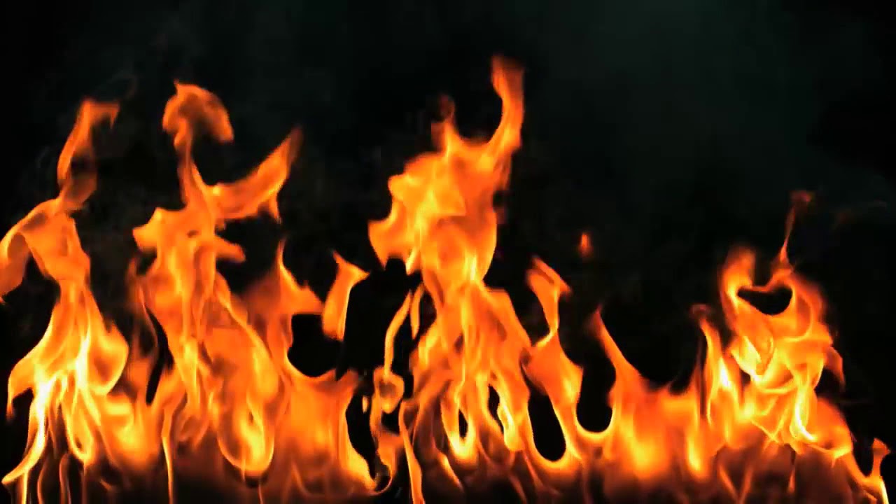 Fire background with sound