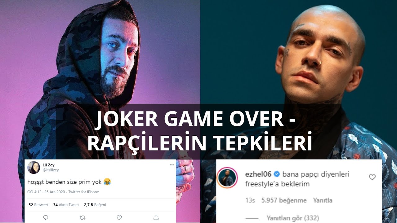 Joker - Game Over | Rapçilerin Tepkileri ve Açıklamaları