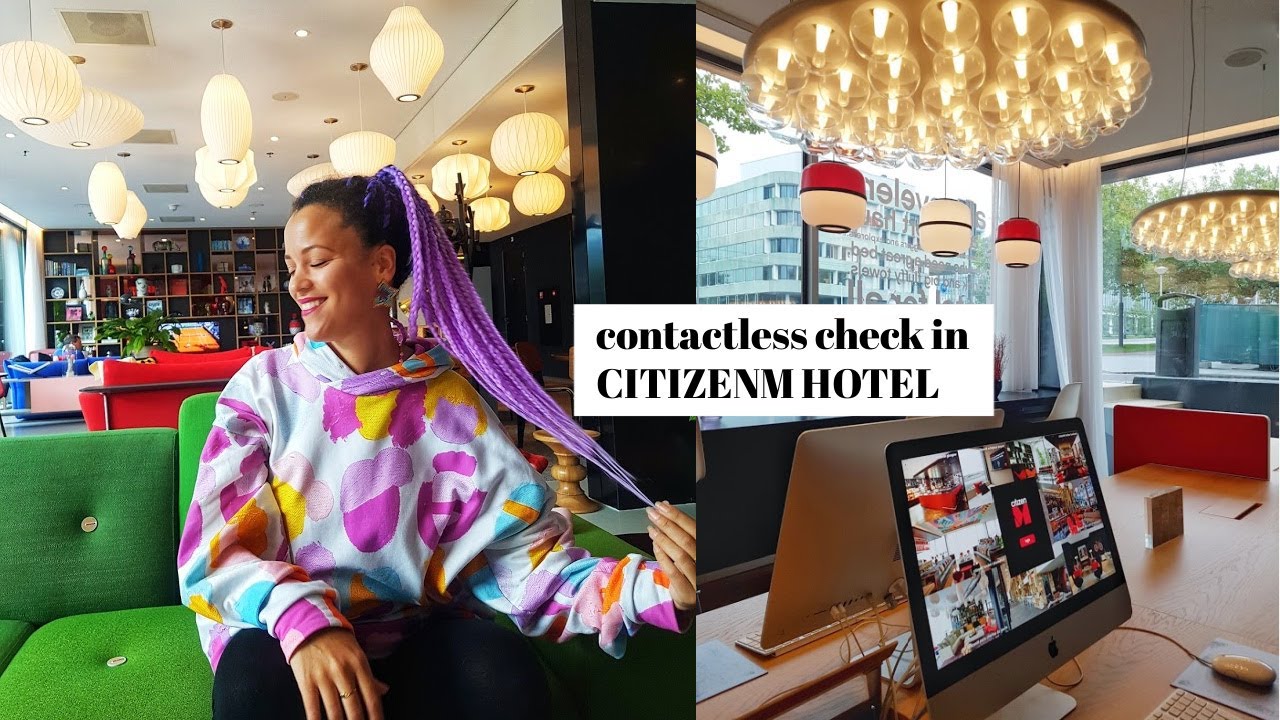 HOTEL REVIEW citizenM Amsterdam Hotel Tour: Testing Contactless Check In & More
