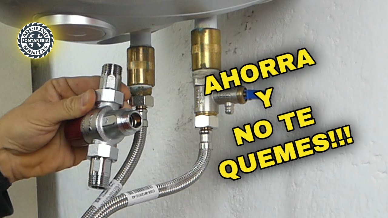 💥Coloca una VÁLVULA MEZCLADORA y EVITA de PROBLEMAS!!!